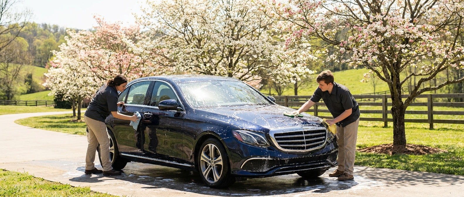Mercedes-Benz spring maintenance checklist for wipers, tires, and washing in Duluth, GA